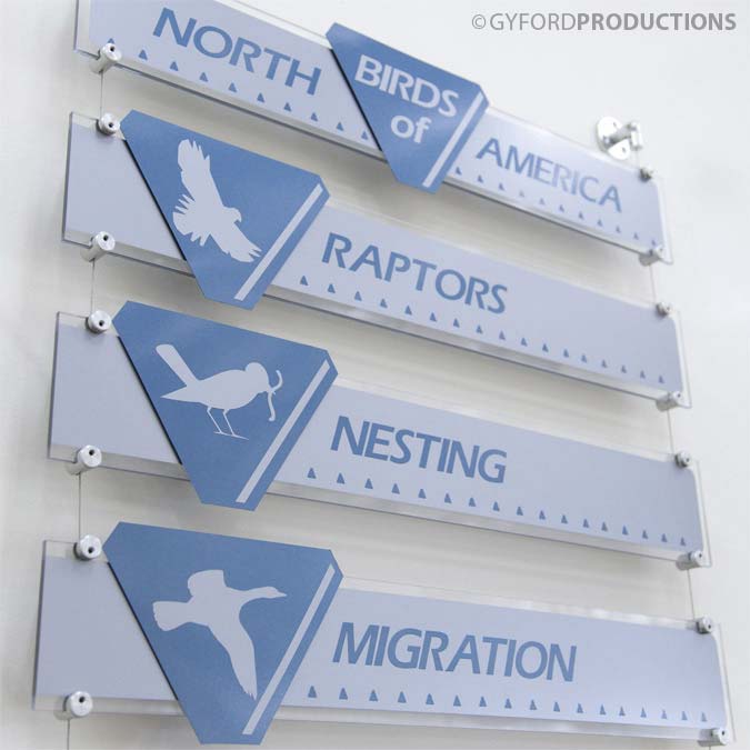 Wire Suspension Wayfinding