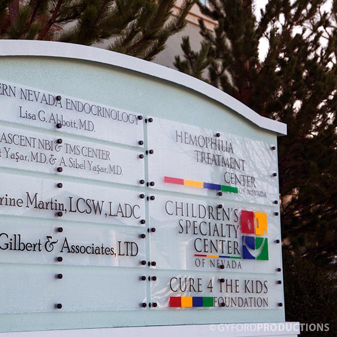 Signage & Awards Application Example