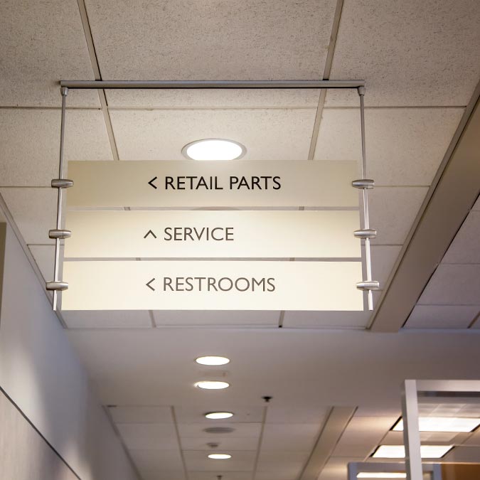 Signage & Awards Application Example