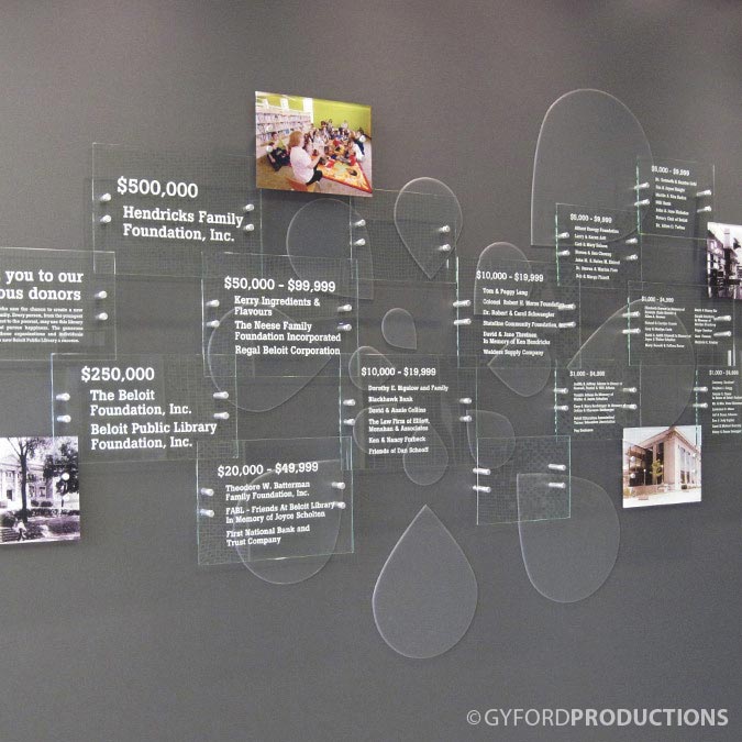 Signage & Awards Application Example