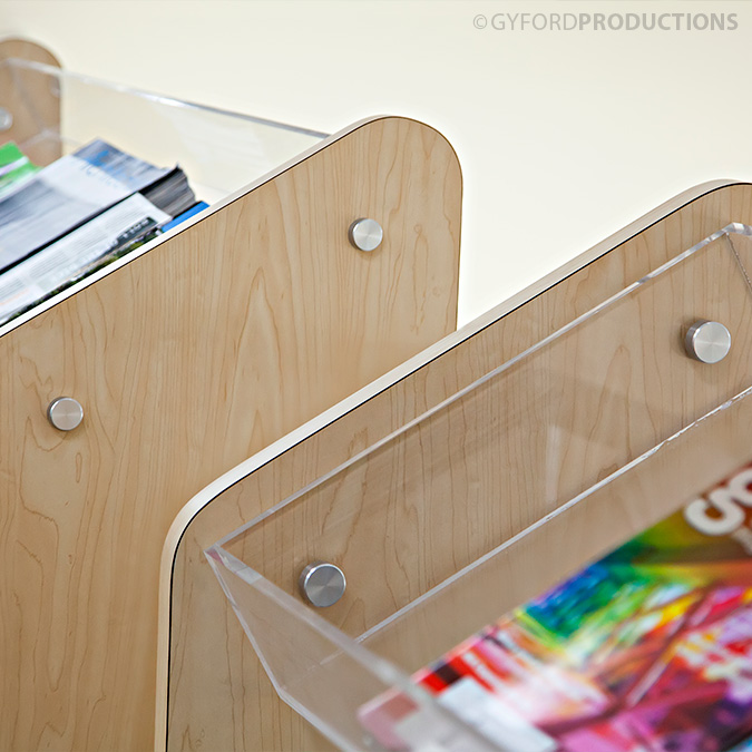 Magazine Rack with StandOff Caps